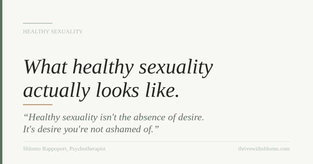 What Healthy Sexuality Actually Looks Like